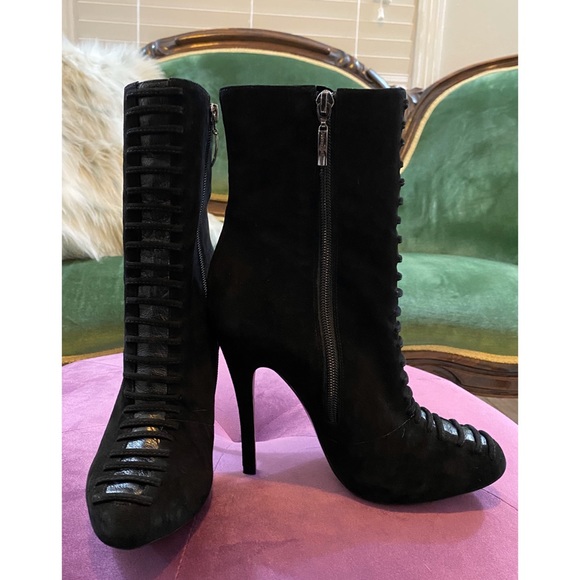 Alexandre Birman Lace Up Effect Boots, 8, New! - Picture 2 of 8